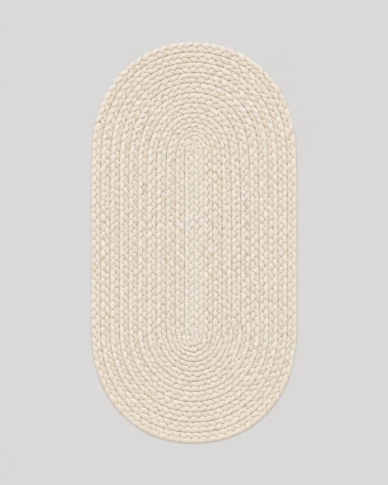 Braided oval rugs